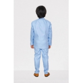 DKGF Fashion - Sky Blue Polyester Boys Suit ( Pack of 1 ) - None