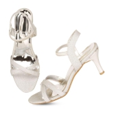 Ishransh - Silver Women's Sandal Heels - None