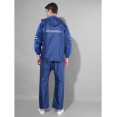 Dollar Blue Polyester Mens Rain Suit ( Pack of 1 ) - L