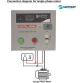 Sameer 1 HP Single Phase Digital Submersible Panel Water Pump Starter