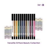 Colors Queen Vivid Matte Packof12 Lip Liner Pencil Multi 12