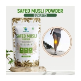 VEDAPURE Safed Musli Powder Supports Muscle Mass,Bones & Joints Boosts Energy, Immunity & Stamina -100gm (Pack of 1)