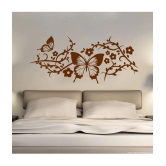 Decor Villa Butterfly In Flower PVC Wall Stickers