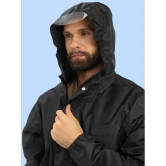 PPTHEFASHIONHUB Black Polyester Mens Raincoat ( Pack of 1 ) - XL