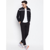 Wild West - Black Fleece Regular Fit Mens Tracksuit ( Pack of 1 ) - L