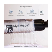 Riyo Herbs Advanced Snail Mucin 98 Essence Serum | For Glowing & Hydrating Skin 50ml