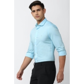 Men Blue Super Slim Fit Formal Full Sleeves Formal Shirt