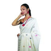 Tisser Pure Jamdani Saree  bird Motifs with blouse piece