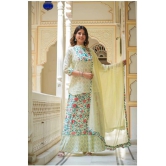 Sacrifice Cotton Ethnic Top Skirt With Dupatta Set