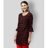 KIPEK - Black Rayon Womens Straight Kurti - 3XL