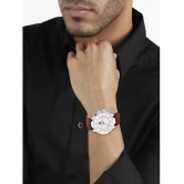 Espoir - Brown Leather Analog Mens Watch