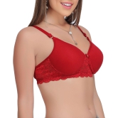 Eves Beauty Womens Seamless Padded Bra-38B / Maroon / Seamless Padded Bra