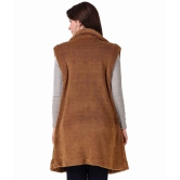 PPTHEFASHIONHUB Fleece Womens Shrugs - Brown ( ) - None