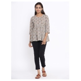 miravan Cotton Regular Tops - Beige - M