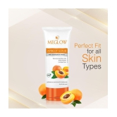 Meglow (2) Gold Bleach Cream 50g with (2) Apricot Scrub 70g Combo- Pack of 4