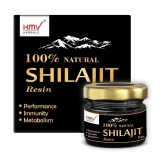 HMV Herbals Ayurveda Natural Shilajit / Shilajeet Resin (Pack of 20gm X 2) for Men & Women | Authentic & Pure Natural for Increased Strength & Stamina, Better Nutrient Absorption, Immunity B