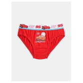 Bodycare Kids Boys Assorted Disney-Cars Printed Briefs Pack Of 4 - None