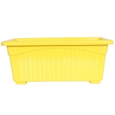 13 Inch Yellow Rectanglar Plastic Window Planter