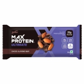 Ritebite Max Protein Ultimate Bars 1200g - Pack Of 12 (100g X 12) (Flavour - CHOCO ALMOND, Size - 100 g) by Total Sporting And Fitness Solutions Pvt Ltd