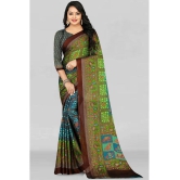 LEELAVATI - Multicolor Chiffon Saree With Blouse Piece ( Pack of 1 ) - Multicolor