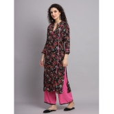 Tissu - Black Straight Rayon Women''s Stitched Salwar Suit ( Pack of 1 ) - None