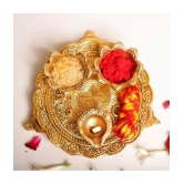 TISYAA - Pooja Thali 25 cm ( Pack of 1 )