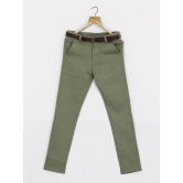 MENS ETHON CASUAL TROUSERS-30 / COTTON / MINT GREEN