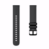 Exelent 19mm Soft Silicone Smartwatch Band Black