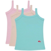 Bodycare Girls Vest Pack Of 3-Assorted - None