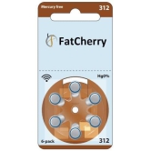 FatCherry Hearing Aid Battery Size 312, Pack of 12 Batteries