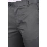 MANCREW - Grey Viscose Slim - Fit Men's Formal Pants ( Pack of 1 ) - 36, Grey