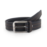 Zacharias Boys Synthetic Leather Belt for kids (Pack of 1) (kb-21_Black) (6-10 Years) - None