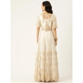 Designer Off White Net Lehenga-XL