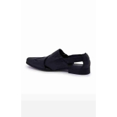 REGAL BLACK MEN LEATHER FORMAL SLIP-ONS