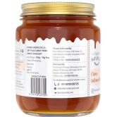 Farm Naturelle Healthy Clove Infused Honey 700g + 75g Extra |100% Pure Honey| Raw & Unfiltered|Unprocessed|Lab Tested Honey In Glass Jar with Engraved Virgin Wooden Spoon