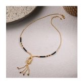 AanyaCentric Golden Mangalsutra ( Pack of 1 ) - Golden