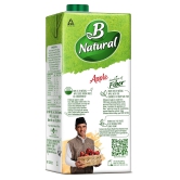 B Natural Apple Juice, Goodness Of Fiber, Vitamin C & E, Made With 100% Fruit Pulp And 0% Concentrate, 1 L