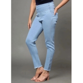 AngelFab - Denim Regular Fit Blue Womens Jeggings ( Pack of 1 ) - None