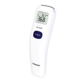 Omron MC 720 Non Contact Digital Infrared Forehead Thermometer With 1 Second Quick Measurement, 3 in 1 Measurement Mode, Auto On/off & Backlight