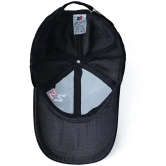 ZAYSOO Black Silk Mens Cap ( Pack of 1 ) - Black