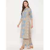 Tissu - Multicolor Straight Cotton Womens Stitched Salwar Suit ( Pack of 1 ) - None