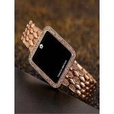 Rhonium Rose Gold Metal Digital Womens Watch