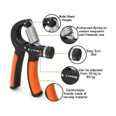 Adjustable Hand Grip Gripper, Adjustable Resistance Hand Grip Strengthener,Pack of 1 - Orange