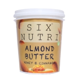 SIXNUTRI All Natural Stone Ground Keto Vegan Diet Almond Butter with Honey and Cinnamon-1KG