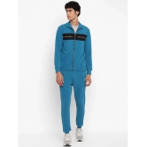 YUUKI - Sky Blue Polyester Regular Fit Colorblock Mens Sports Tracksuit ( Pack of 1 ) - None