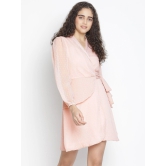 Oxolloxo Pink Satin Mini Dress