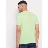 Lycos - Cotton Blend Regular Fit Sea Green Mens T-Shirt ( Pack of 1 ) - None