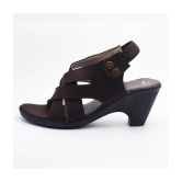 Dream Makers - Maroon Women''s Sandal Heels - None