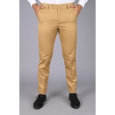 MANCREW - Yellow Viscose Slim - Fit Men's Formal Pants ( Pack of 1 ) - None