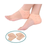 Silicone Heel Socks - None